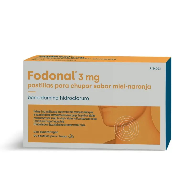 Fodonal 3 mg Sabor Miel-Naranja