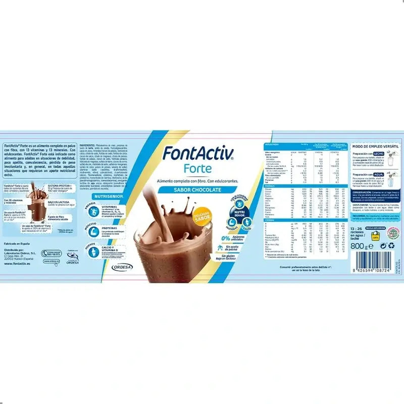 FontActiv Forte Chocolate, 800 gr