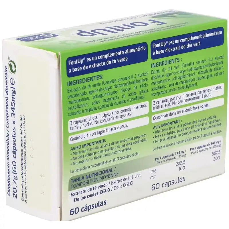 Font Up cápsulas, 60X345 gr