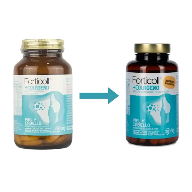 Forticoll Colágeno Bioactivo Piel y Cabello 120 comprimidos