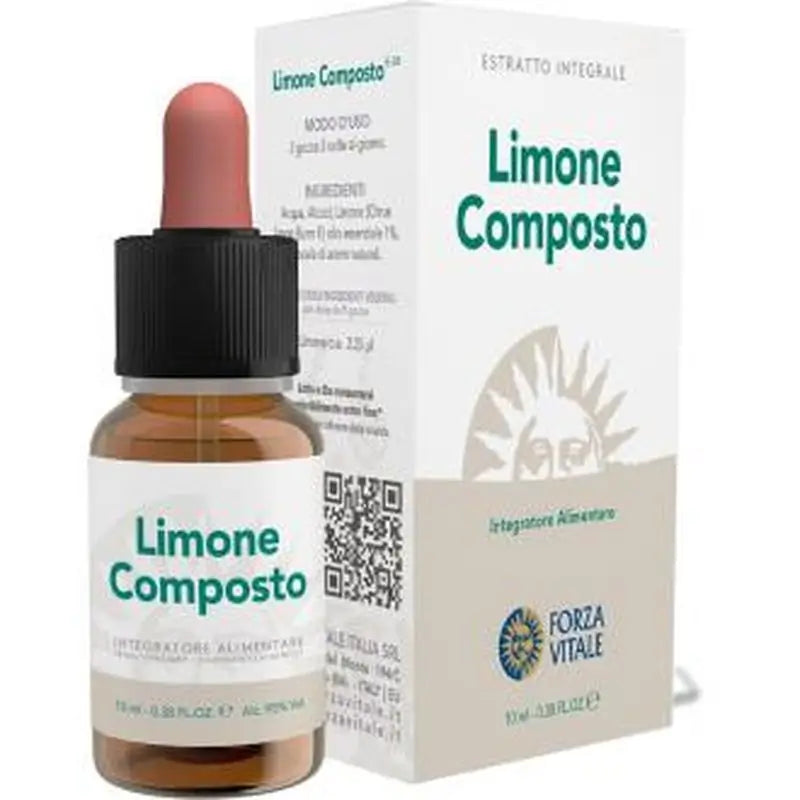 Forza Vitale Limone Composto (Hierro) Metal Espagirico 10Ml.