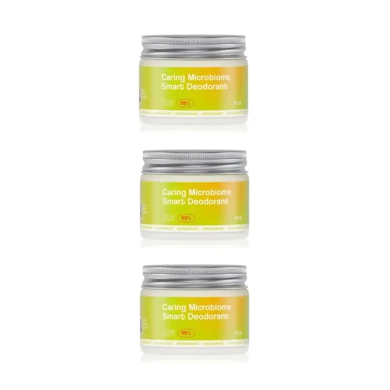 Freshly Caring Microbiome Desodorante Natural, 3x40ml
