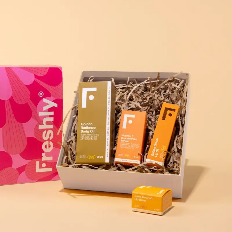 Freshly Cosmetics Cofre Vitamin C & Hydration Essentials Rosa Rojo