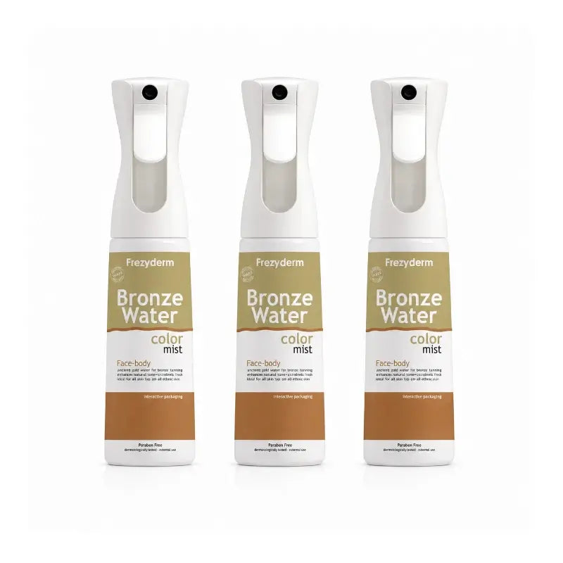Frezyderm Bronze Water Color Mist Frezyderm Pack 3 x 300 Ml