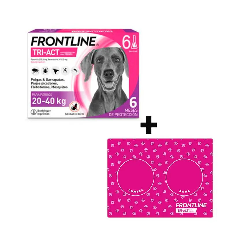 Frontline Tri-Act 20-40Kg, 6 Pipetas