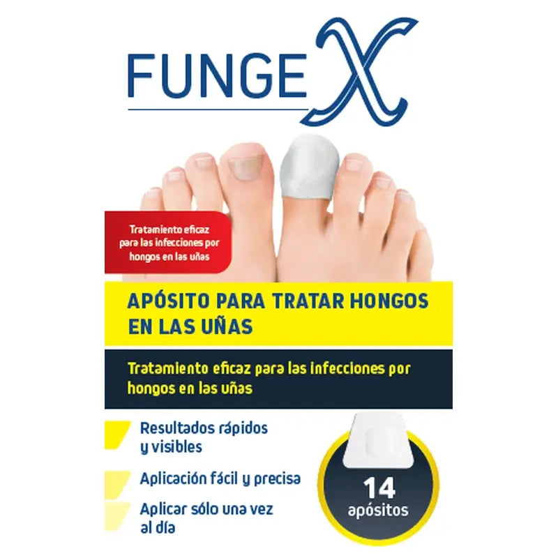 Funge X Anti-Hongos Apósito , 14 unidades