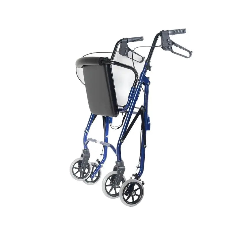 García 1880 Rollator Aluminio Con Frenos (Azul)