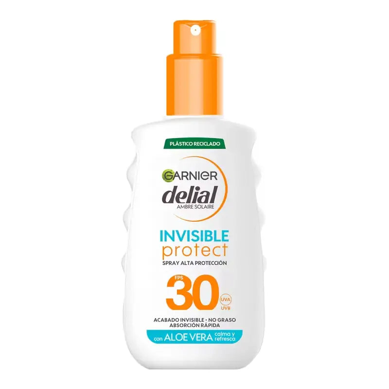 Garnier Spray Alta Protección Invisible Protect spf30, 150 ml