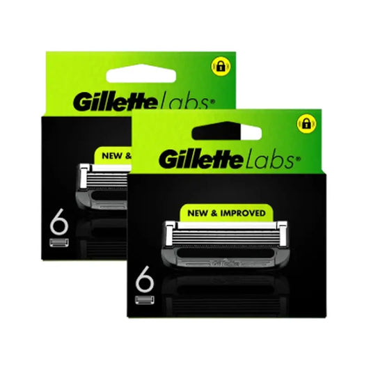 Gillette Labs Recambios, 6 x 2 unidades