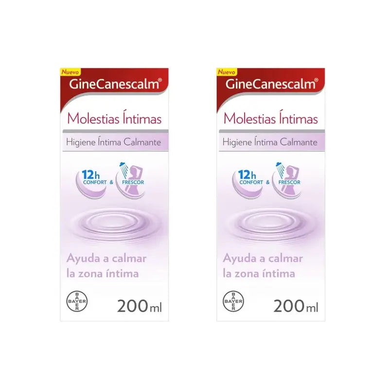 Gine-Canestén Ginecanescalm Gel Molestias Íntimas, 2X200 Ml