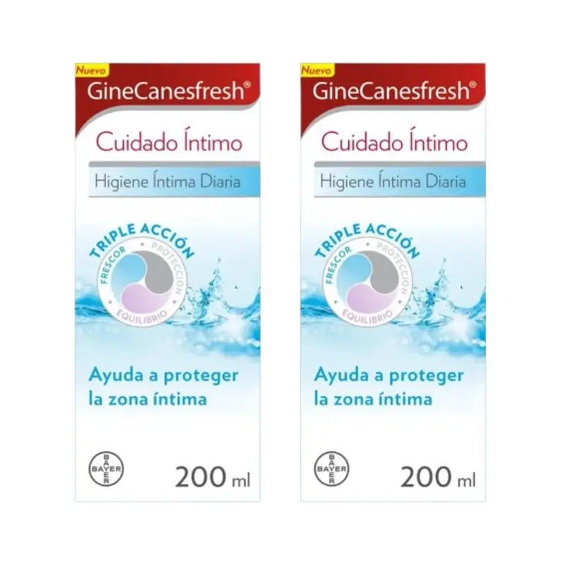 Ginescanes GineCanesfresh Gel Cuidado Íntimo, 2X200 Ml