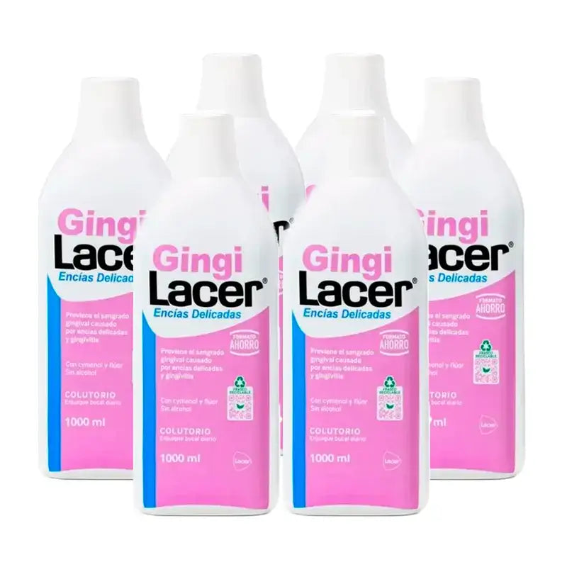 Gingilacer Colutorio, Pack 6 x 1000 ml