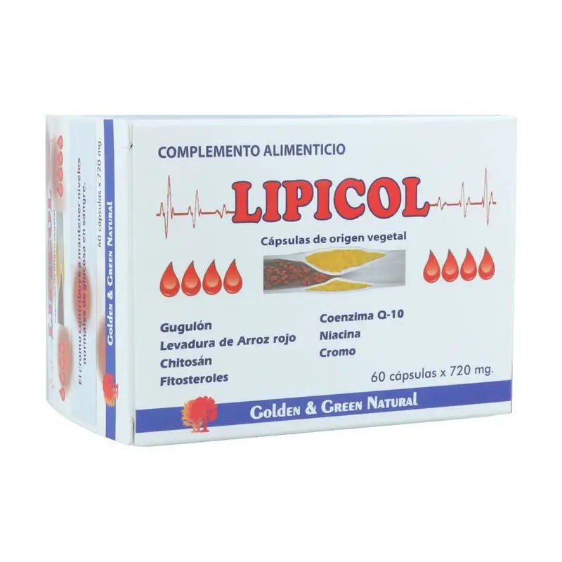 Golden Lipicol , 60 cápsulas
