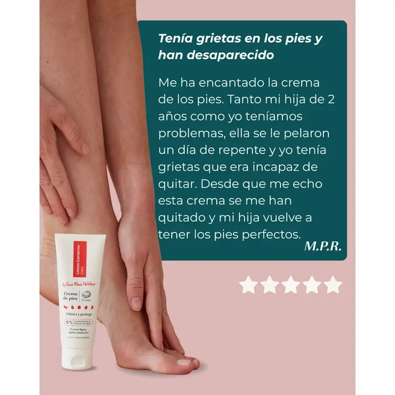 Green Cornerss Crema de Pies de Tomate, 75 ml
