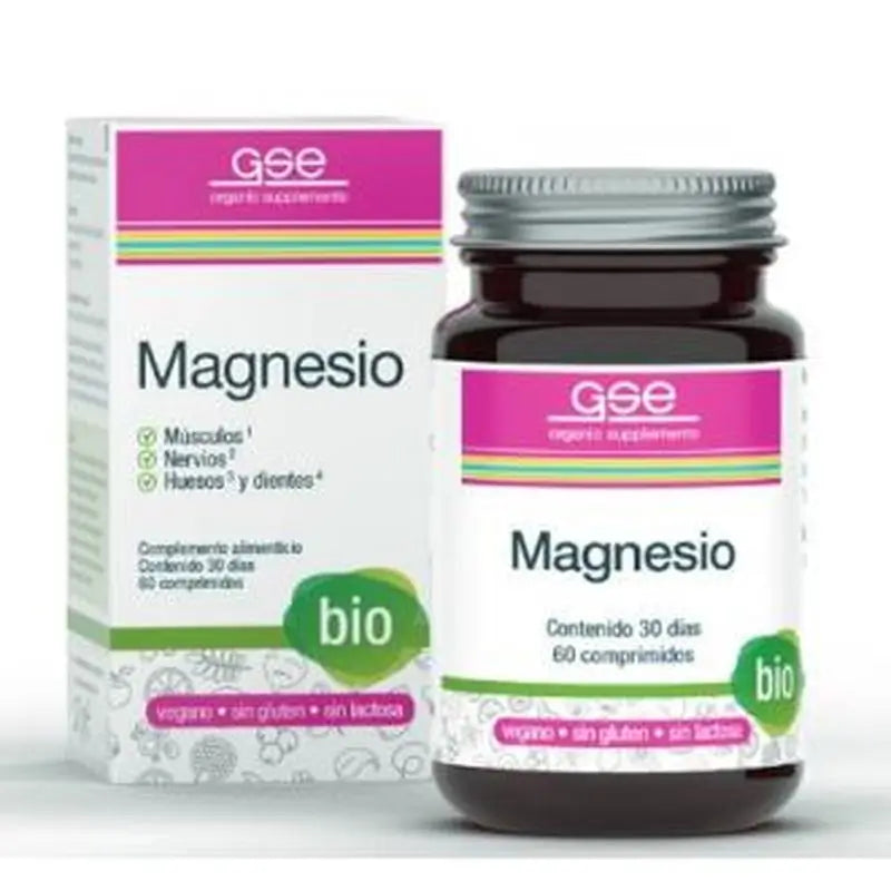 Gse Magnesio 60 Comprimidos Bio Vegan