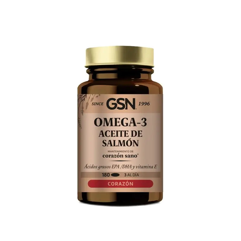 Gsn Salmon+Omega 3+Vit.E 180Perlas 500 Mg.