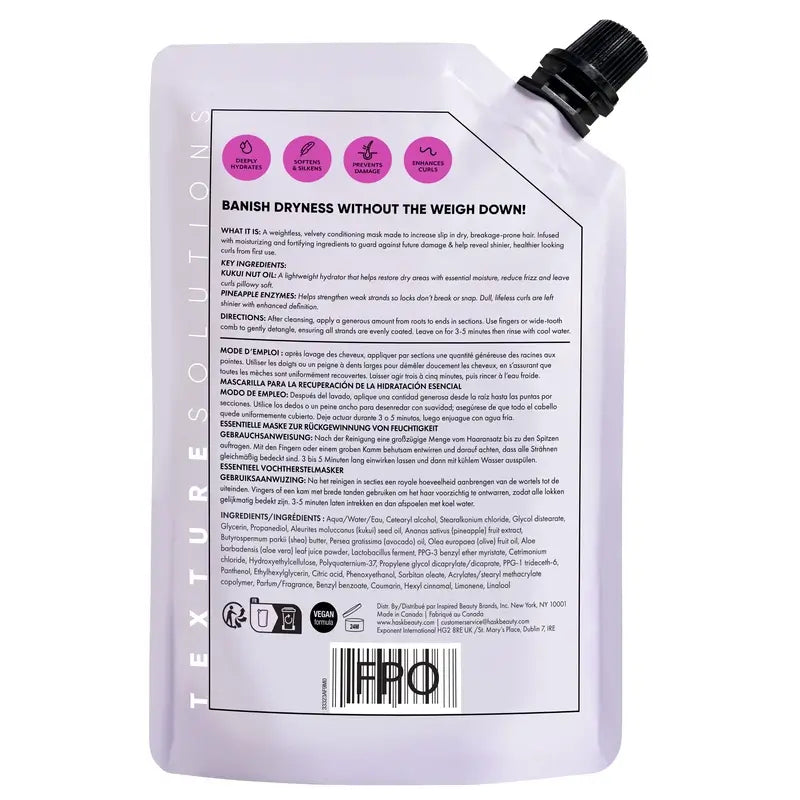 Hask Mascarilla Capilar Ligera Hidratante Texture , 235 ml