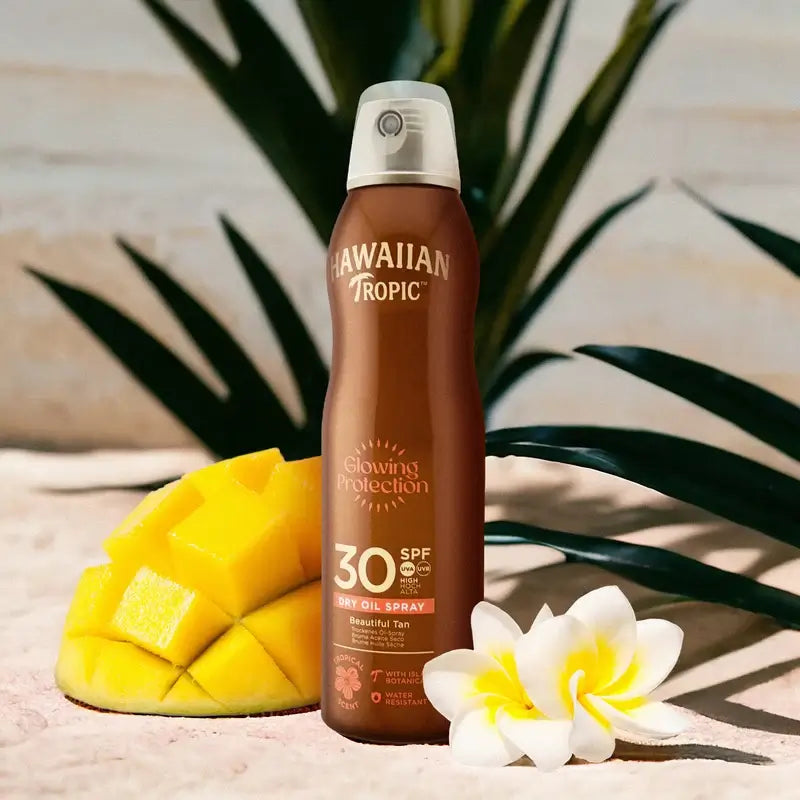 Hawaiian Tropic Ht Aceite Bruma Glowing Spf30, 180Ml