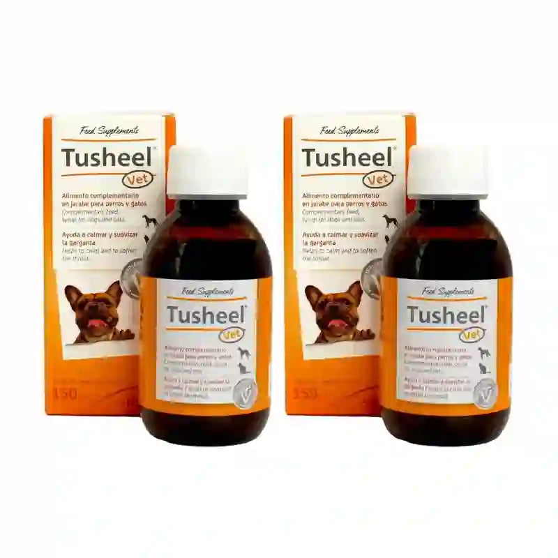 Heel Tusheel Veterinaria Jarabe Tos Perros Y Gatos, 2X150 Ml