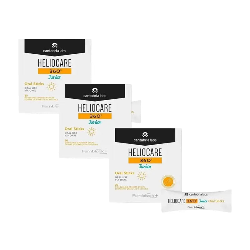Heliocare 360º Junior Oral Stick, 3X20 Sobres