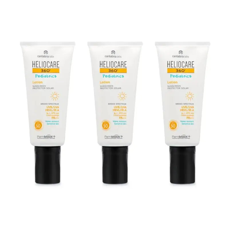 Heliocare 360º Loción Pediátrica Spf 50, 3X200 Ml