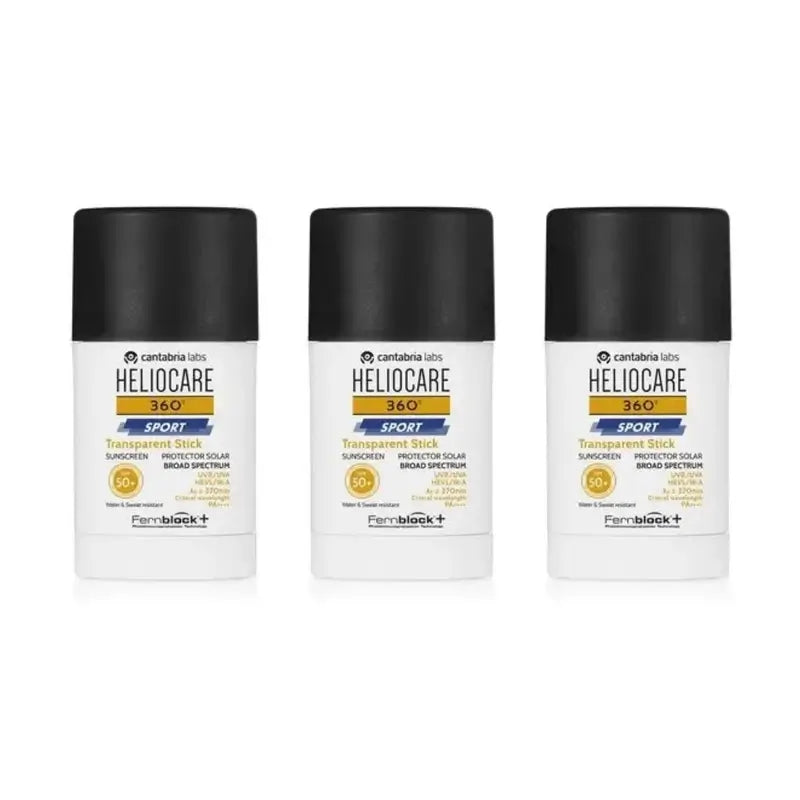 Heliocare 360º Sport Stick Spf50+, 3X25 Gr