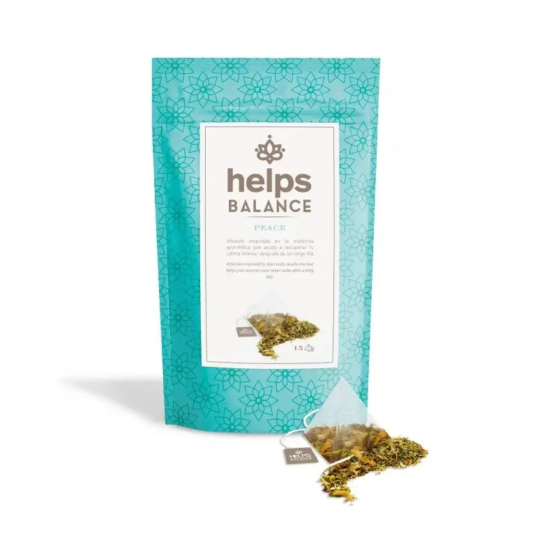 Helps Balance Bolsa Ayurvedica Peace Relajante , 15 infusiones piramidales