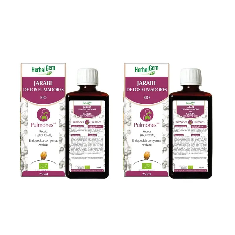 Herbalgem Jarabe De Los Fumadores, 2X250Ml