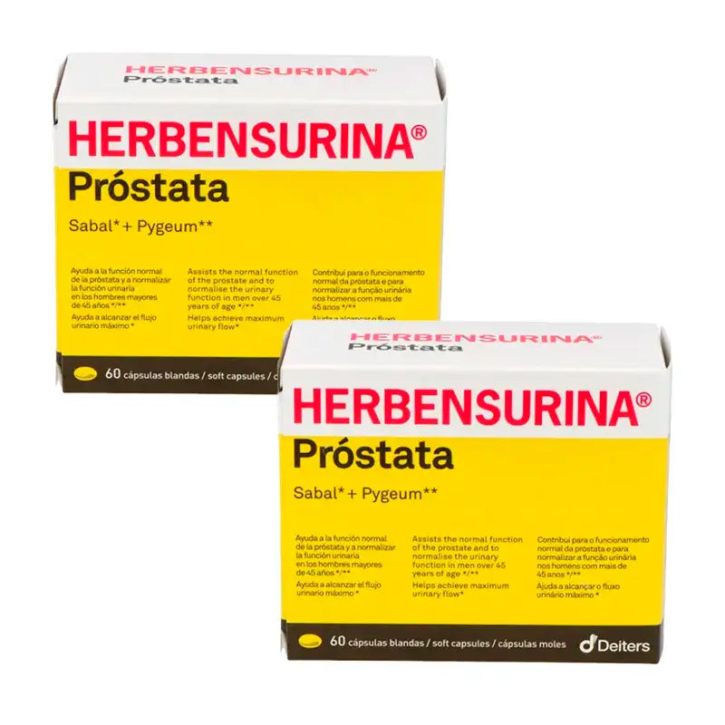 Herbensurina Prostata, Pack 2 x 60 cápsulas