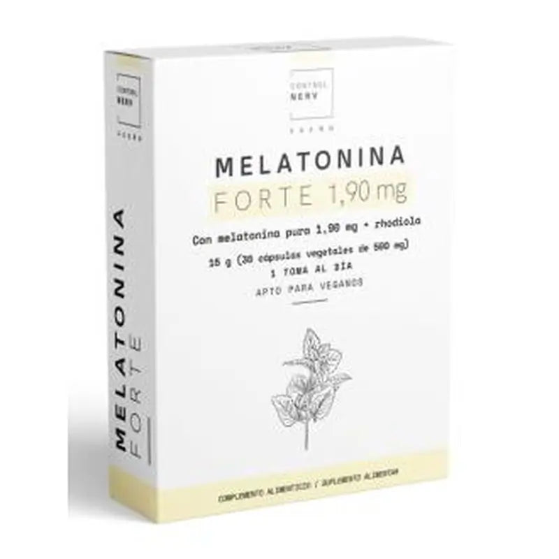 Herbora Melatonina Forte Con Rhodiola 1Mg. 30 Cápsulas