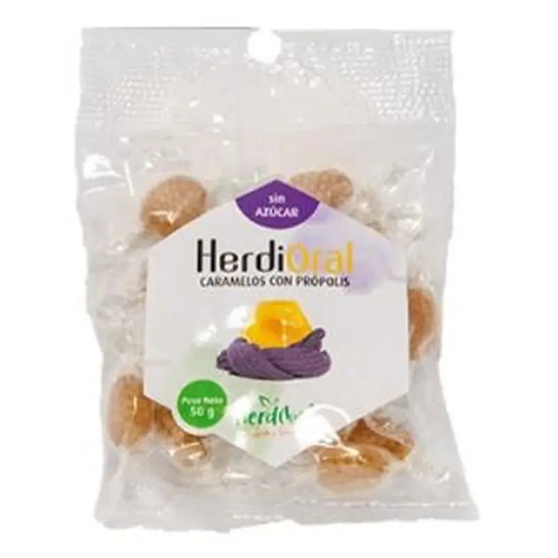Herdibel Herdioral Caramelos Propolis Bolsa 50Gr.