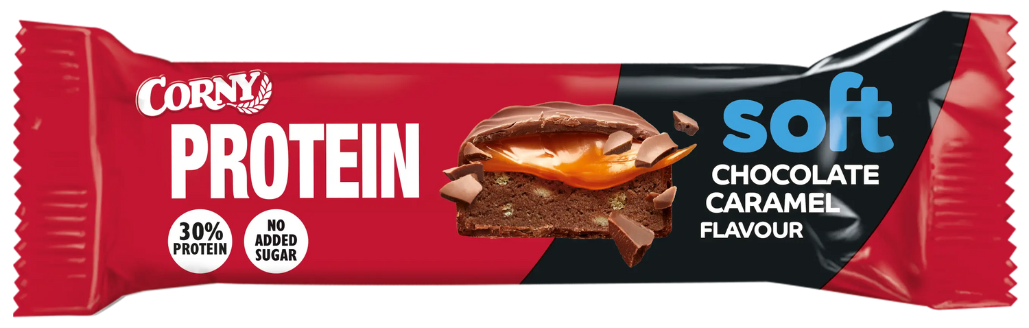 Corny Protein Soft Choco Caramel, 45 Gr