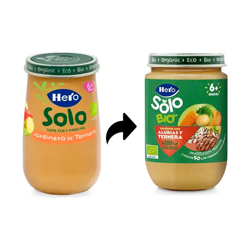 Hero Baby Tarrito Eco Hero Solo Ternera 190G