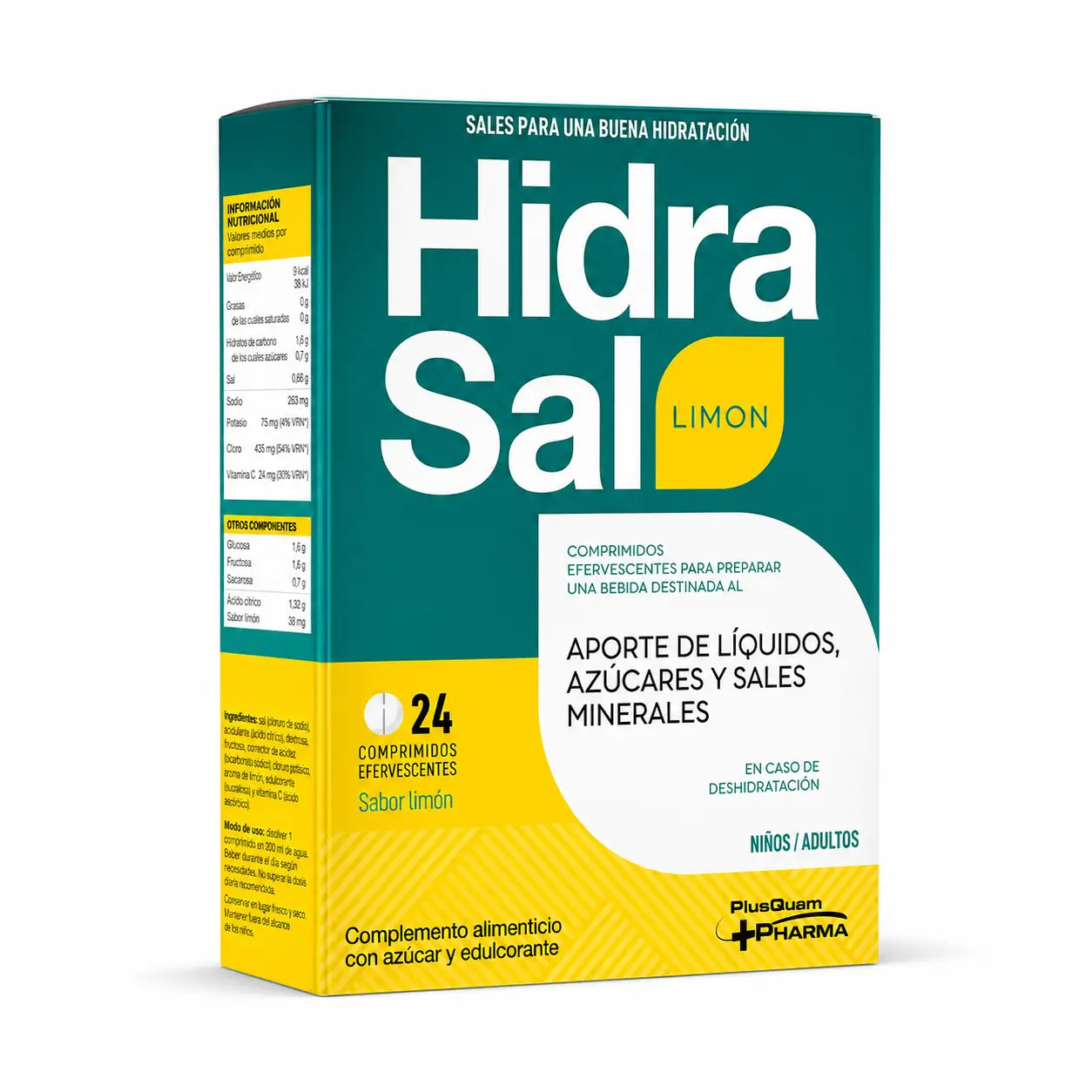 Hidrasal Limon, 24 comprimidos