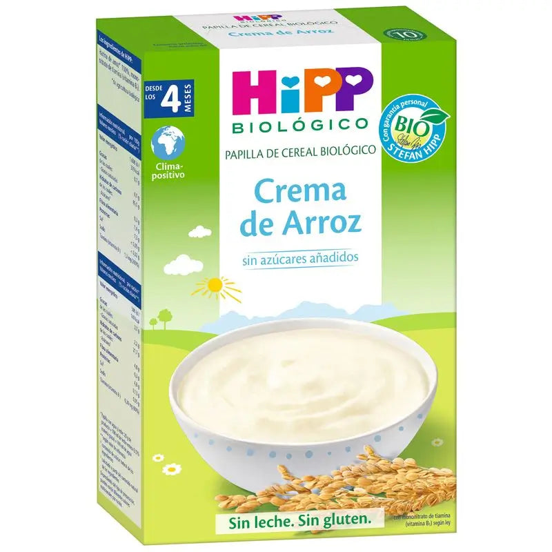 Hipp Crema De Arroz Sin Gluten Bio, 200 G