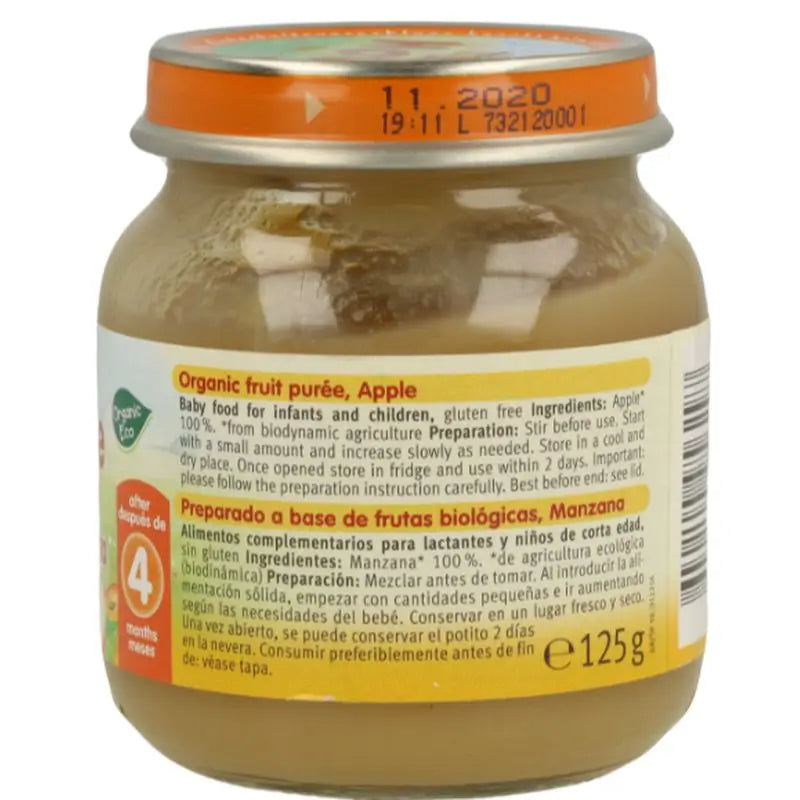 Holle Tarrito 100% Manzana, 6 Unidades