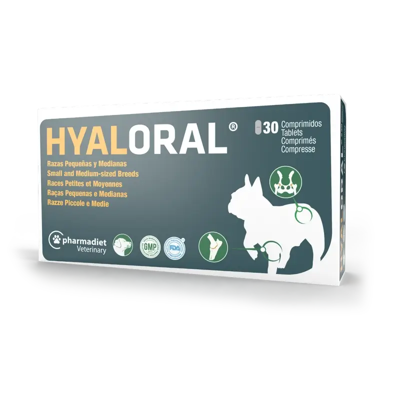 Hyaloral Perro Razas Pequeñas Y Medianas, 30 comprimidos
