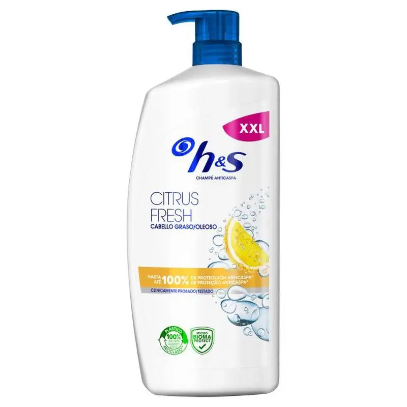 H&S Citrus Fresh Champú , 1000 ml