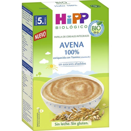 Hipp Avena 100% Papilla De Cereal Bio, 200 gramos