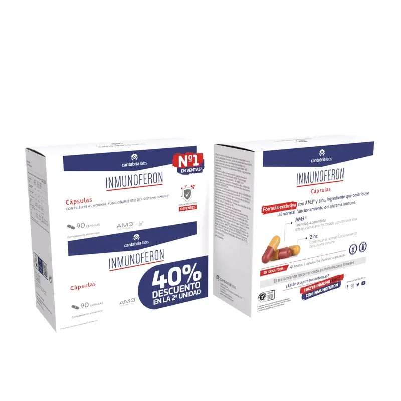 Inmunoferon Defensas Nutricional Pack Duplo 90 Caps