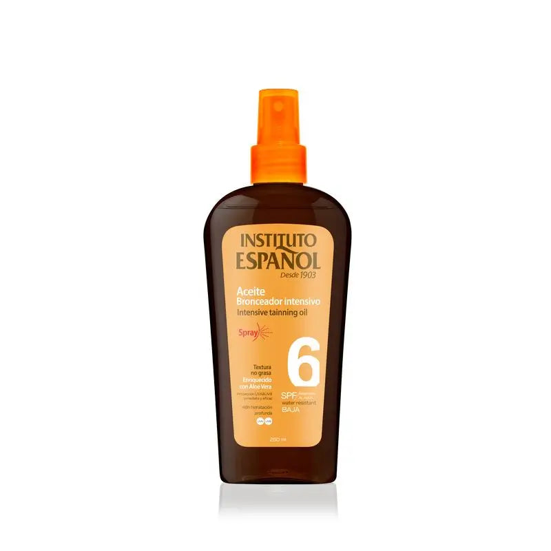 Instituto Español Aceite Protección Solar Bronceadora Spf6 Spray 250Ml