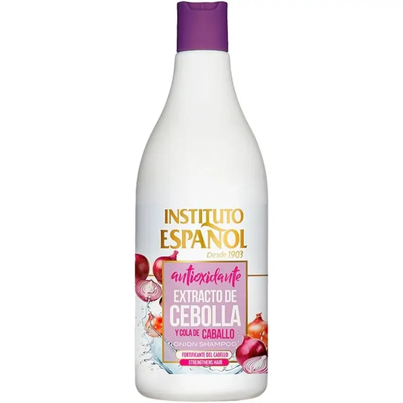 Instituto Español Champú Antioxidante Extracto de Cebolla y Cola de Caballo, 750 ml
