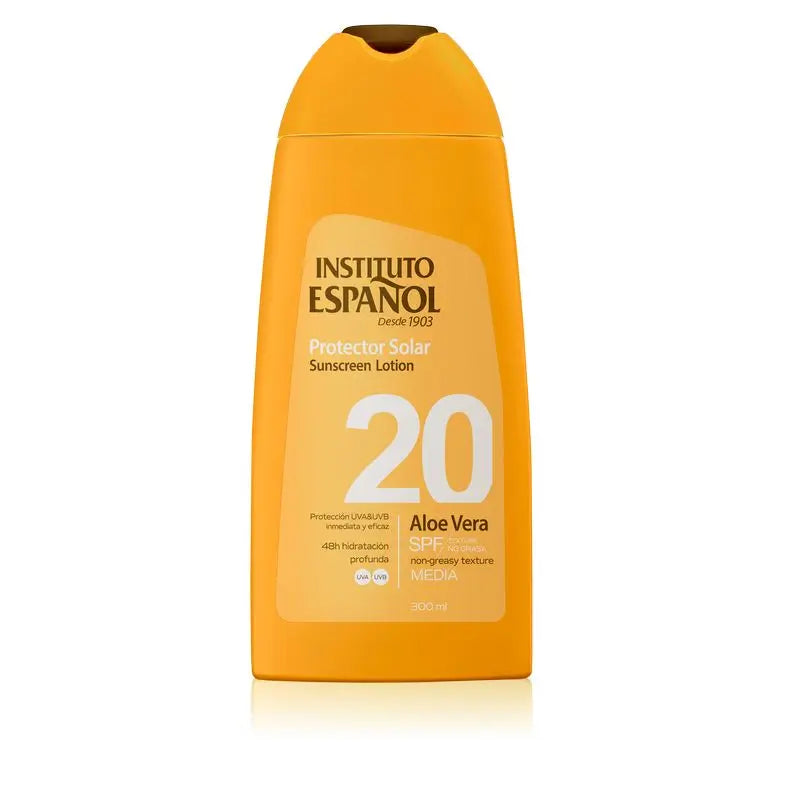 Instituto Español Protección Solar Aloe Vera Spf20 Loción 300Ml