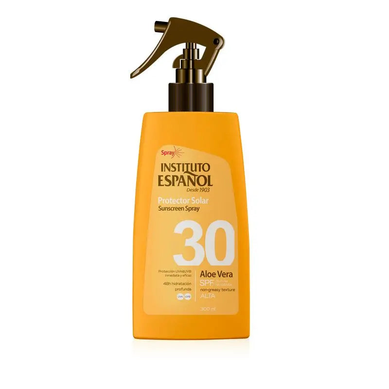 Instituto Español Protección Solar Aloe Vera Spf30 Spray 300Ml