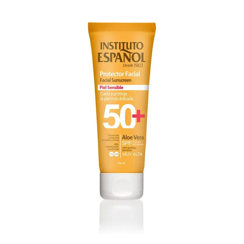 Instituto Español Tubo Protección Facial Piel Sensible Spf50+ 75 Ml