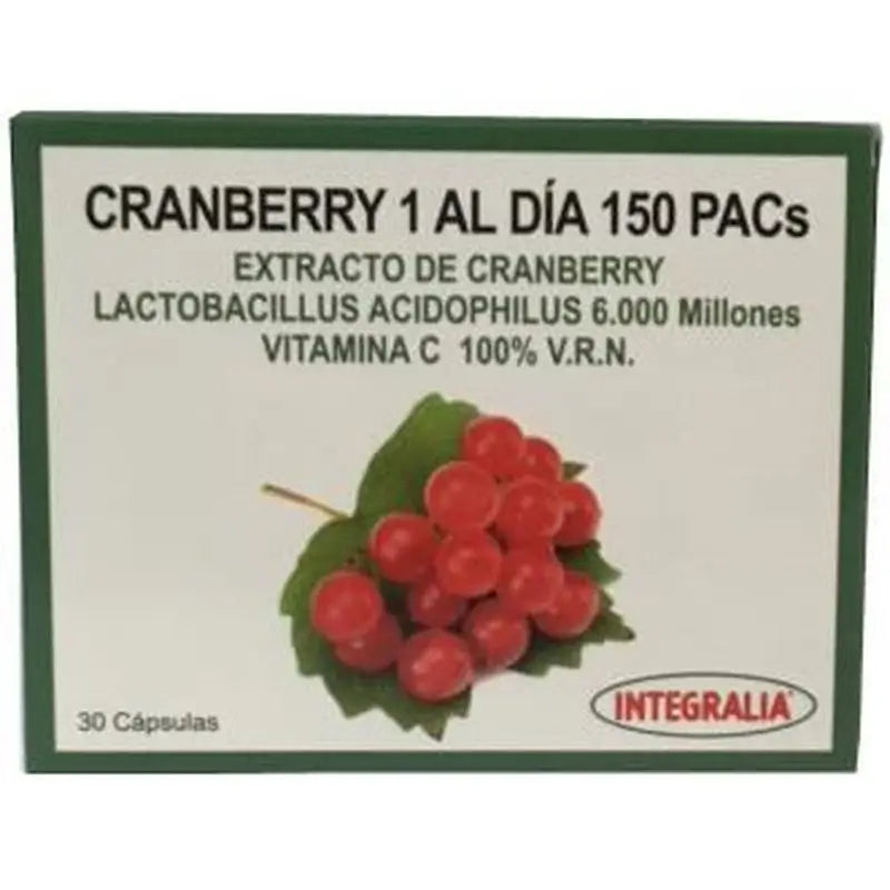 Integralia Cranberry 1 Al Dia 150Pacs 30 Cápsulas