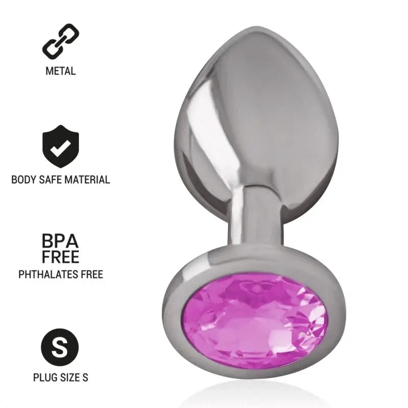 Compra Intense Plug Anal Metal Aluminio Con Cristal Rosa Talla S al mejor precio. Compra Intense Plug Anal Metal Aluminio Con Cristal Rosa Talla S al mejor precio.