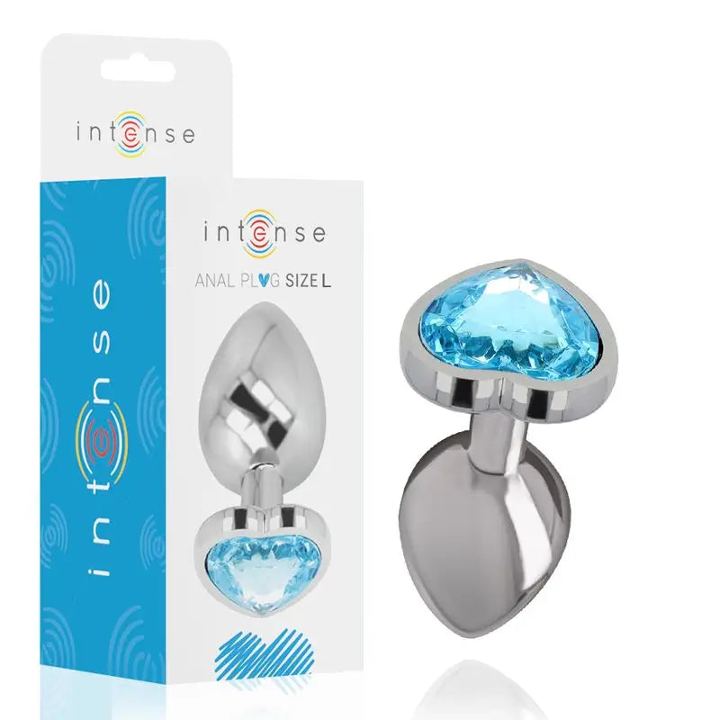 Compra Intense Plug Anal Metal Aluminio Corazn Azul Talla L al mejor precio . Compra Intense Plug Anal Metal Aluminio Corazn Azul Talla L al mejor precio .