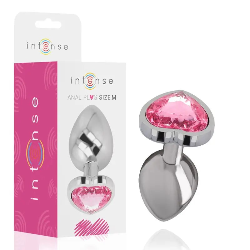 Compra Intense Plug Anal Metal Aluminio Corazn Rosa Talla M al mejor precio. Compra Intense Plug Anal Metal Aluminio Corazn Rosa Talla M al mejor precio.