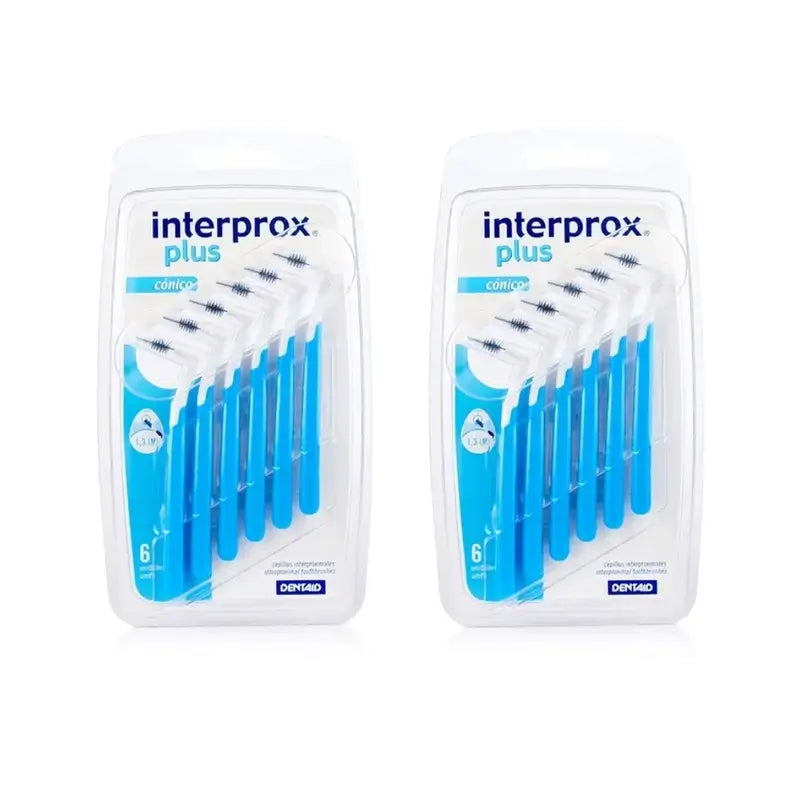Interprox Plus Cepillo Dental Interproximal Cónico,2X6 Unidades